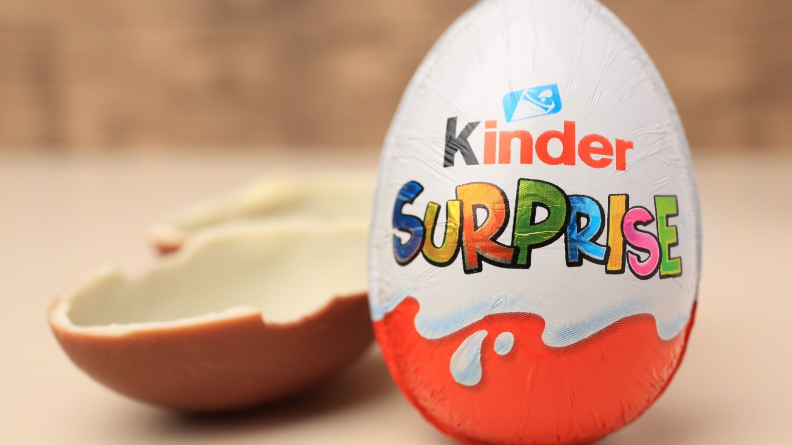 Kinder Surprise Eggs chocolate candy with toy inside New Africa Shutterstock