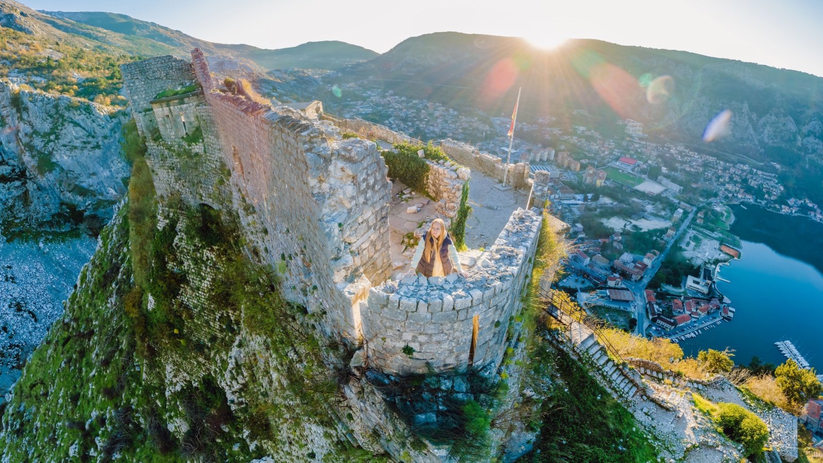 Kotor Bay Montenegro Ladder of Kotor Fortress Hiking Trail Elizaveta Galitckaia Shutterstock