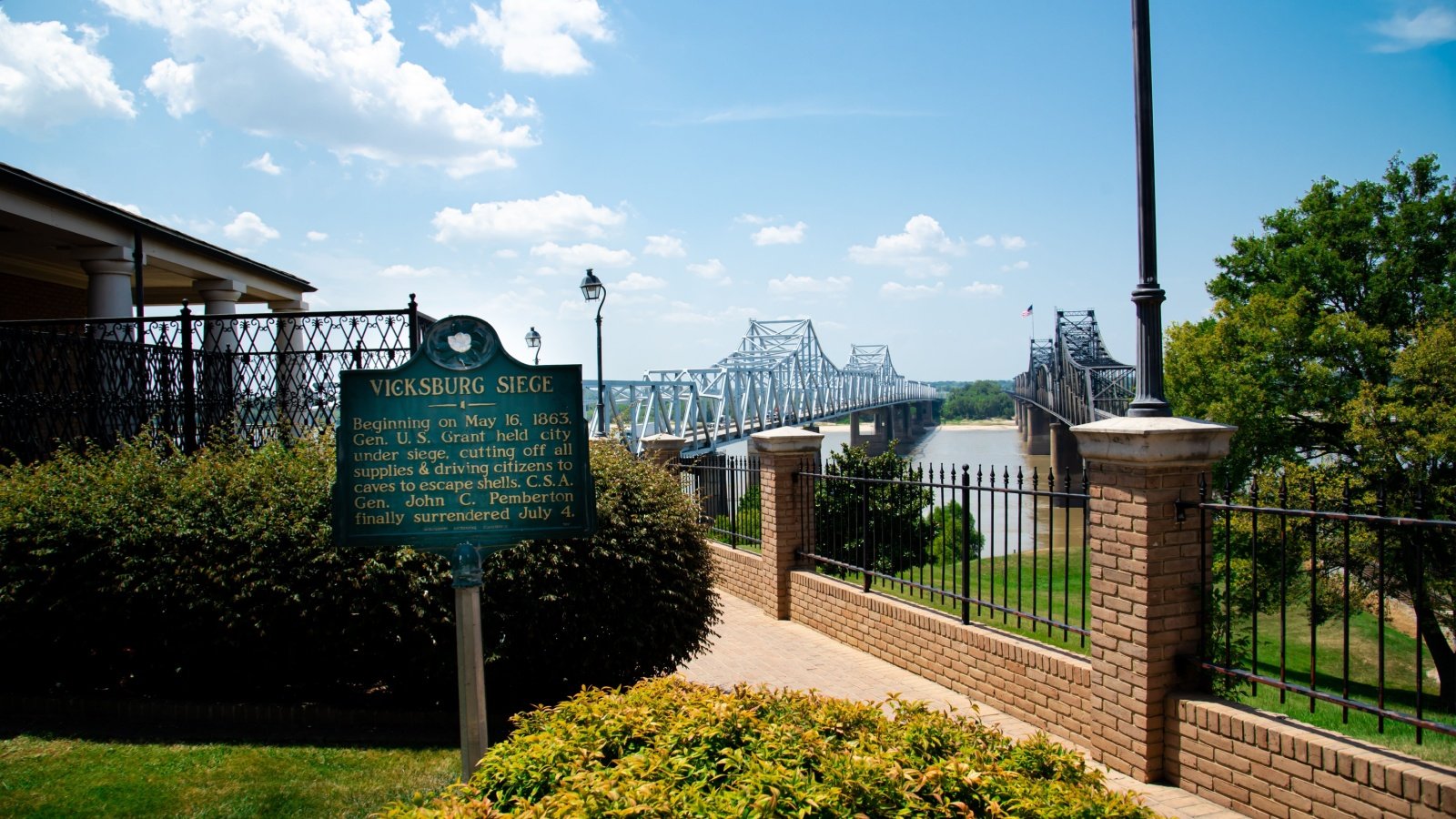 Landmark Vicksburg battlefield siege and Twin Bridge, Mississippi Trong Nguyen Shutterstock