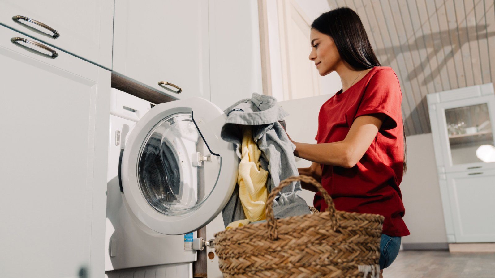 Laundry Cleaning Appliances Washing Machine Clothes Dean Drobot Shutterstock