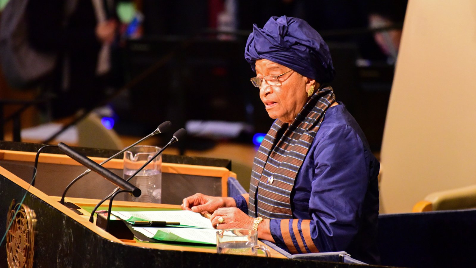 Liberian President Ellen Johnson Sirleaf a katz Shutterstock