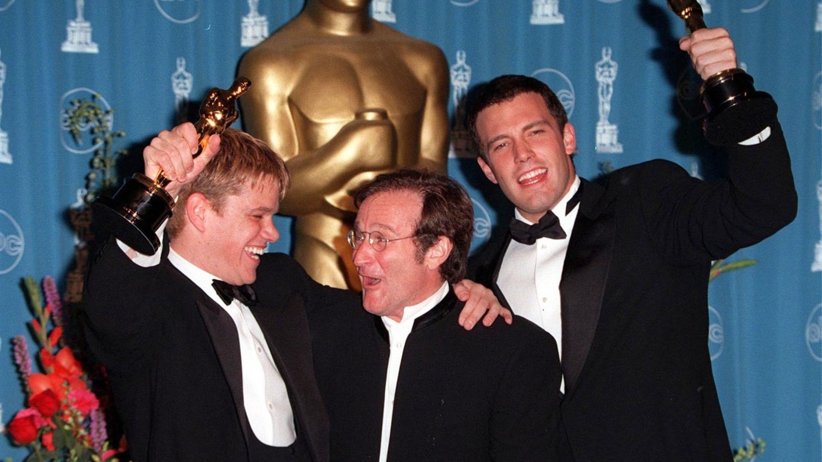 MATT DAMON, ROBIN WILLIAMS & BEN AFFLECK Good Will Hunting Featureflash Photo Agency Shutterstock