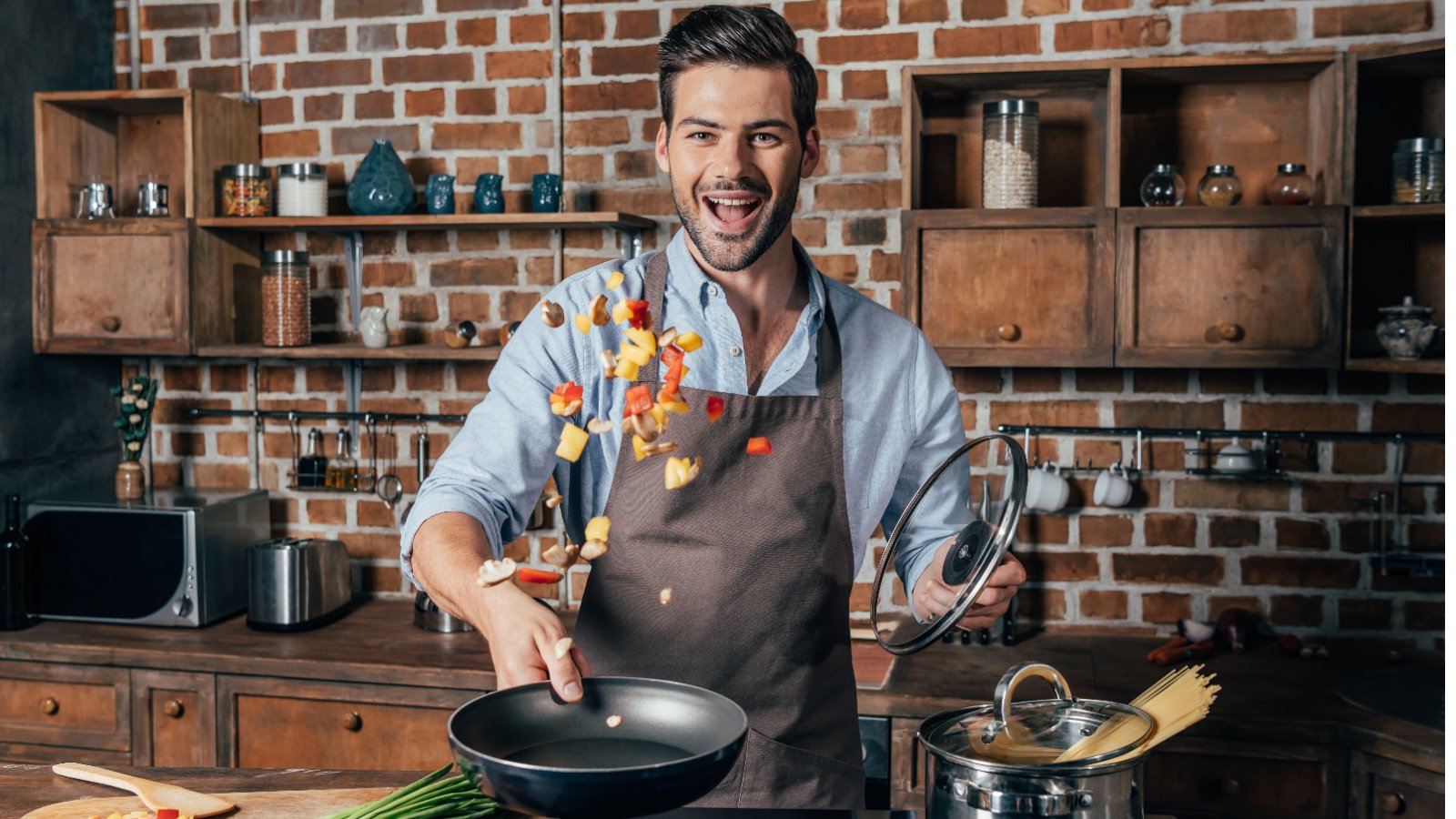 Male Cooking Chef Home LightField Studios Shutterstock