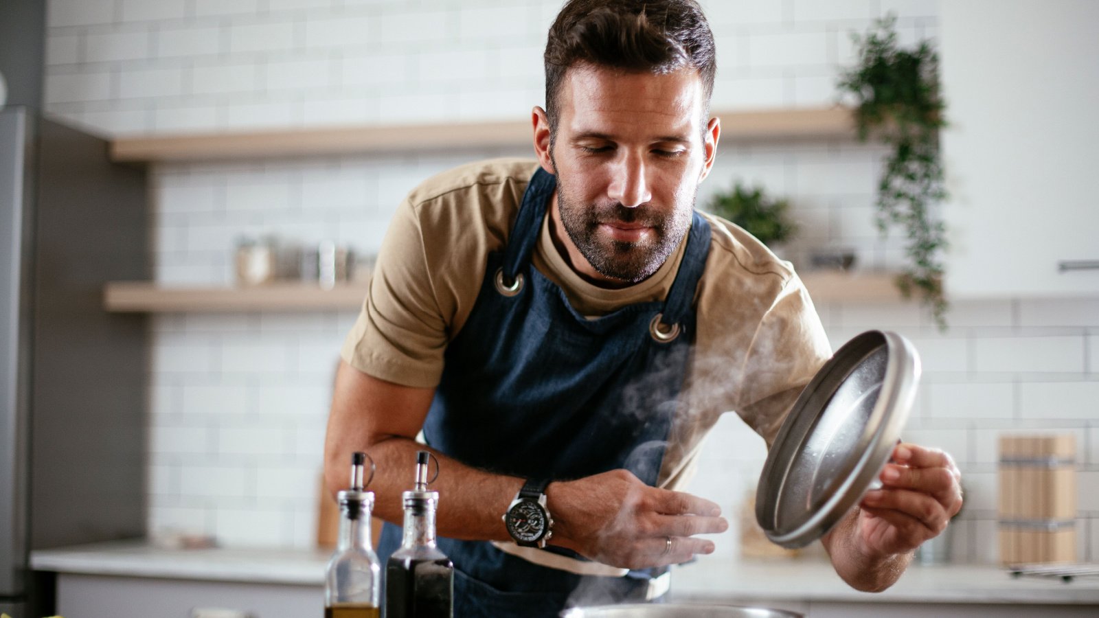 Male cooking kitchen chef jobs Just Life Shutterstock