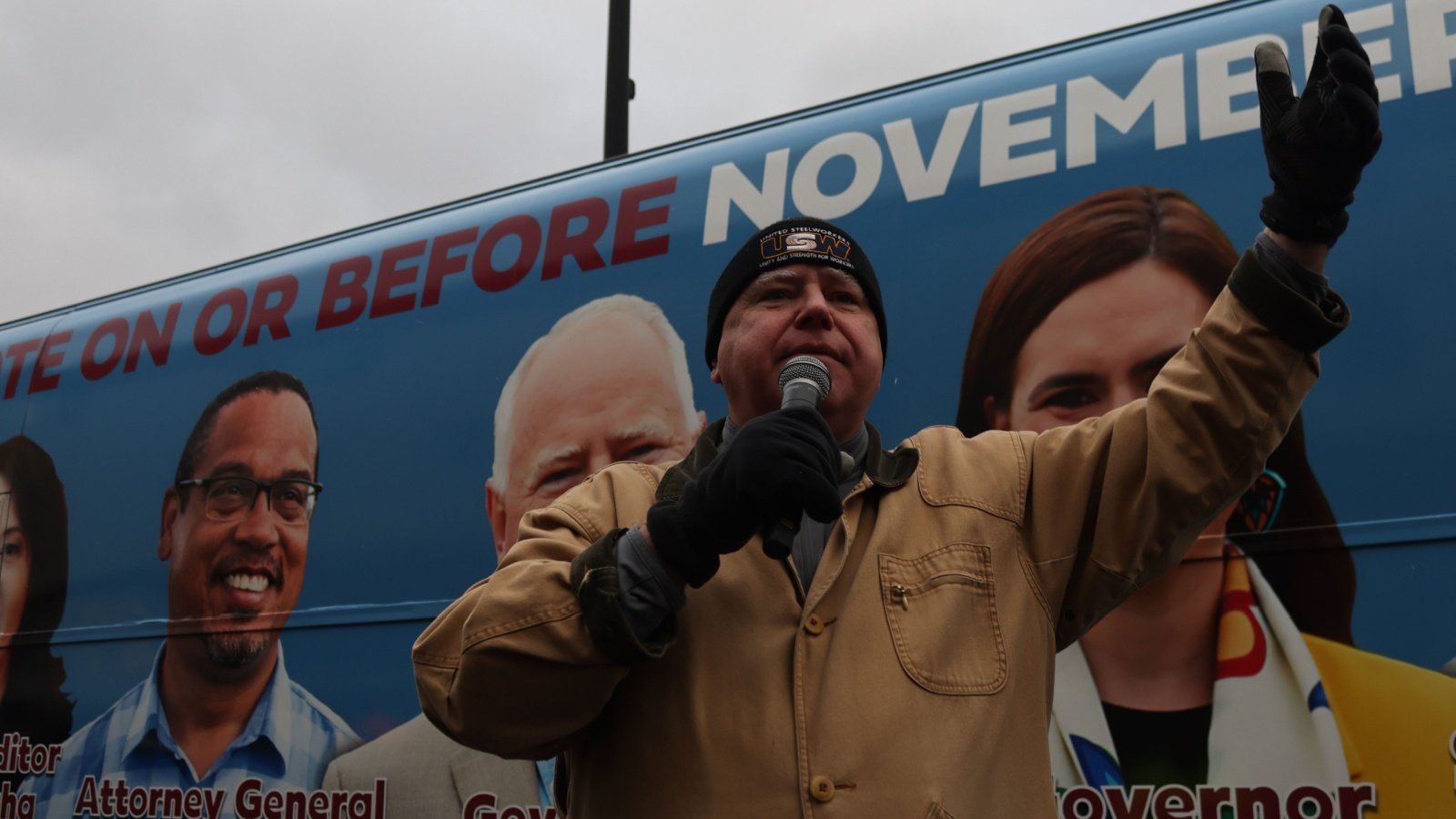 Minnesota Governor Tim Walz the chairman of the Democratic Governors Association Rebekah Zemansky Shutterstock