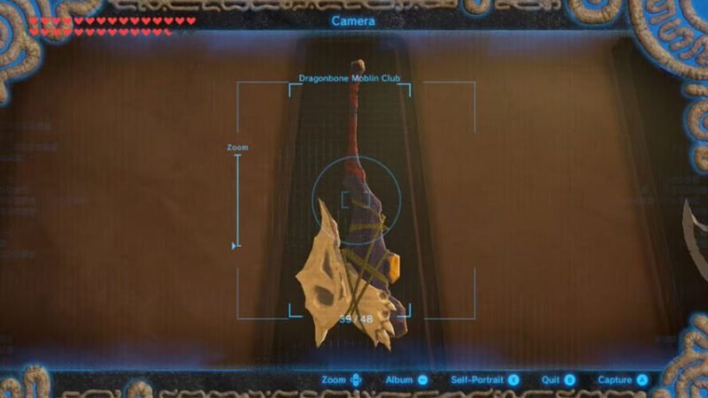 Moblin Club: A Powerful but Crude Weapon in “The Legend of Zelda: Breath of the Wild”