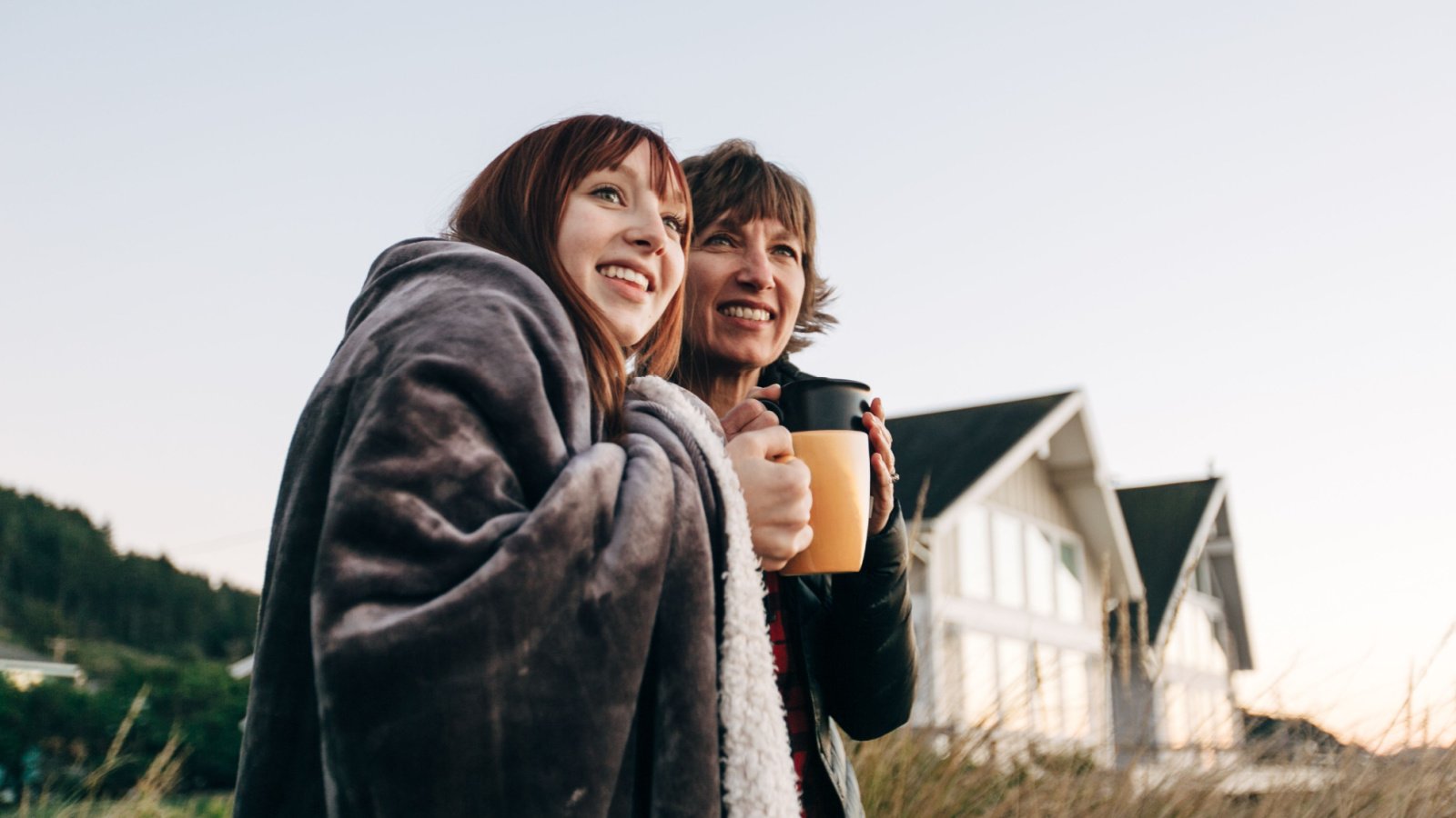 Mother Daughter Coffee Mindfulness Walk Twin Sails Shutterstock