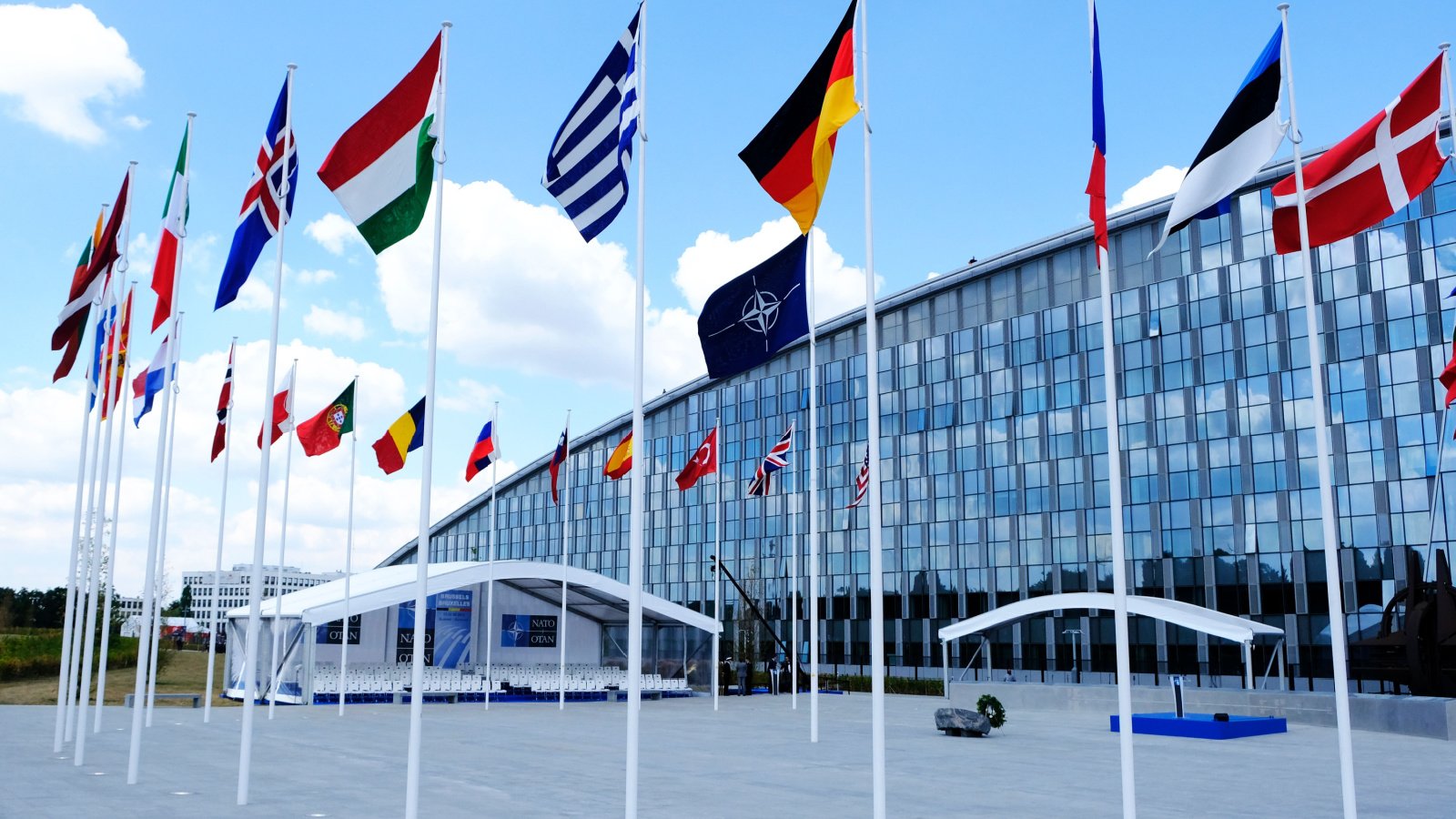 NATO official tribune Alexandros Michailidis Shutterstock