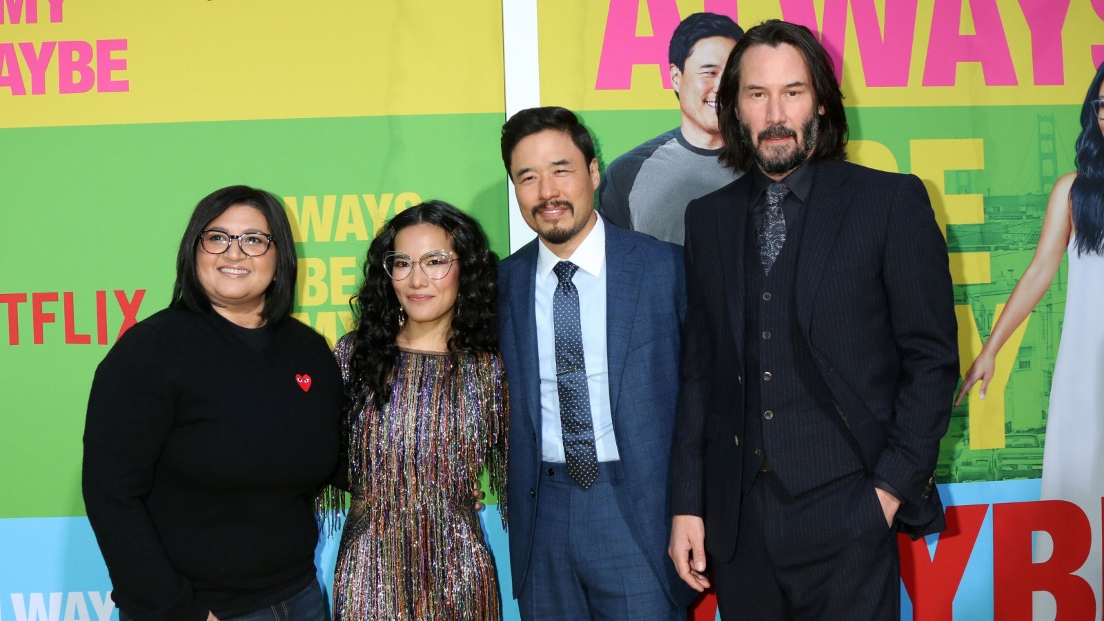 Nahnatchka Khan, Ali Wong, Randall Park, Keanu Reeves at the Always Be My Maybe Kathy Hutchins Shutterstock Nahnatchka Khan, Ali Wong, Randall Park, Keanu Reeves at the Always Be My Maybe Kathy Hutchins Shutterstock