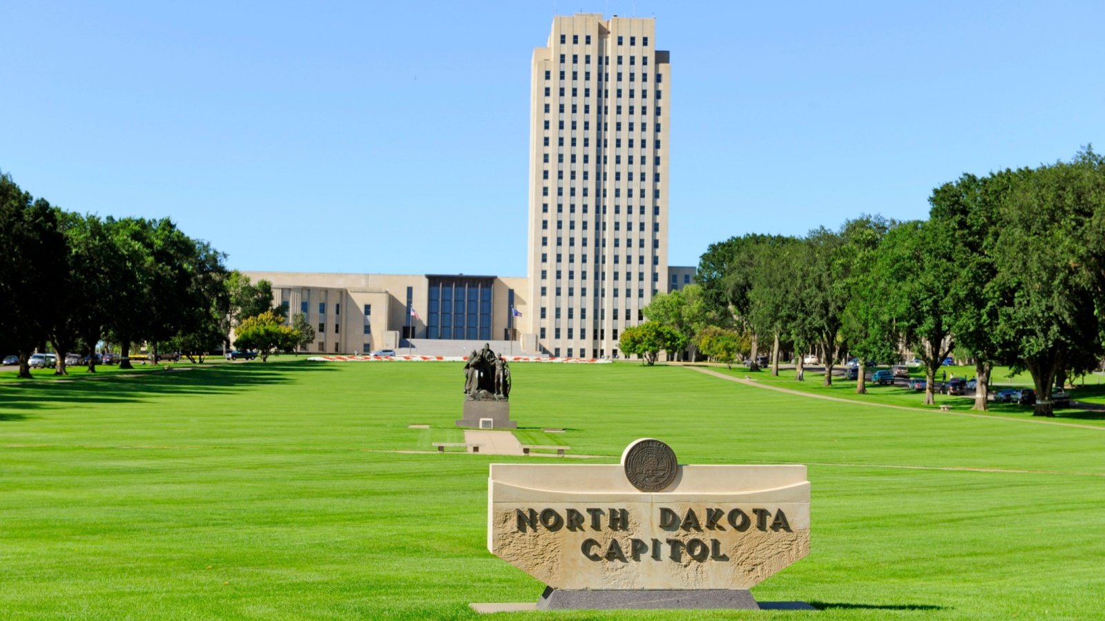 North Dakota State Capitol Building in Bismarck ND Dennis MacDonald Shutterstock