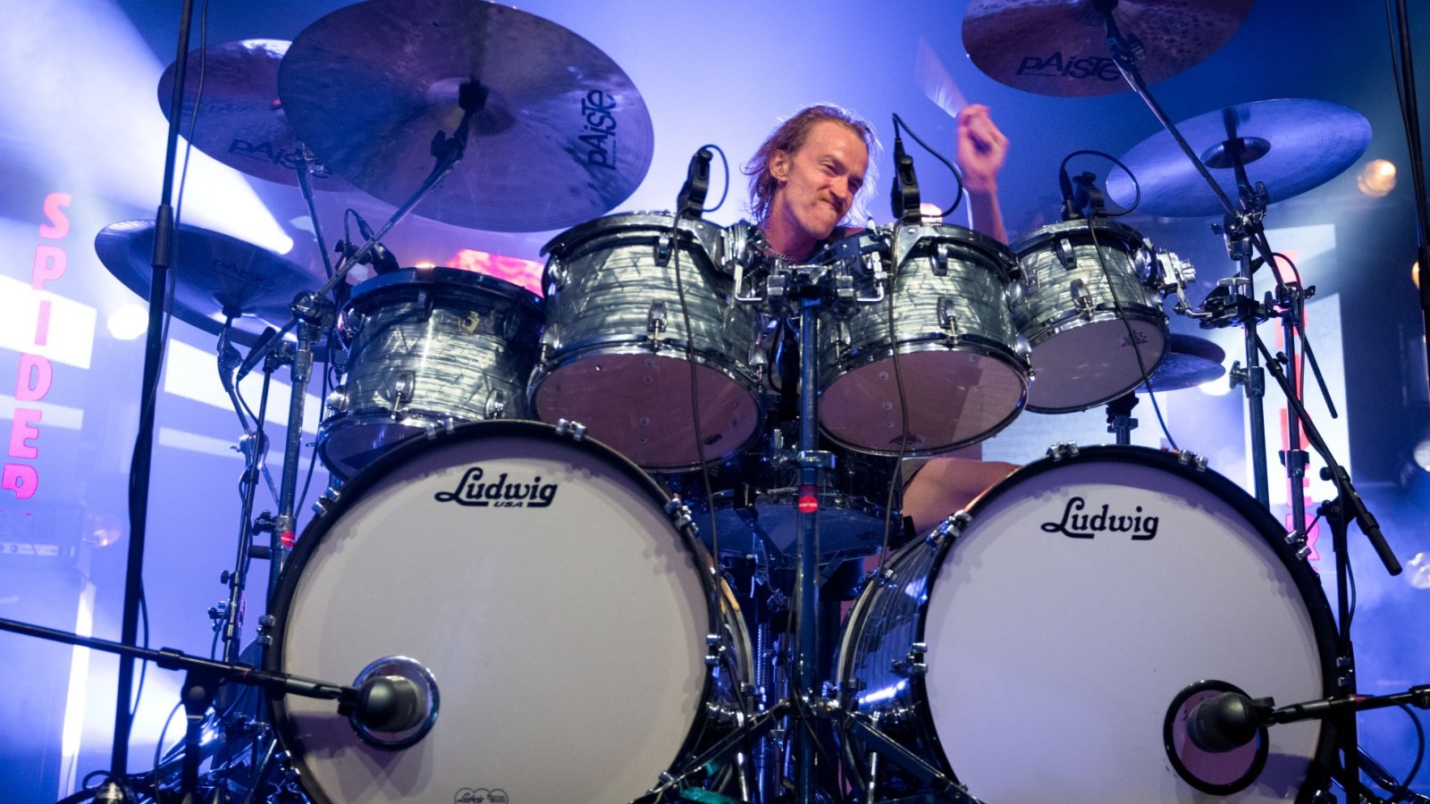 Norwegian rock band Spidergawd drummer Rene Oonk Shutterstock