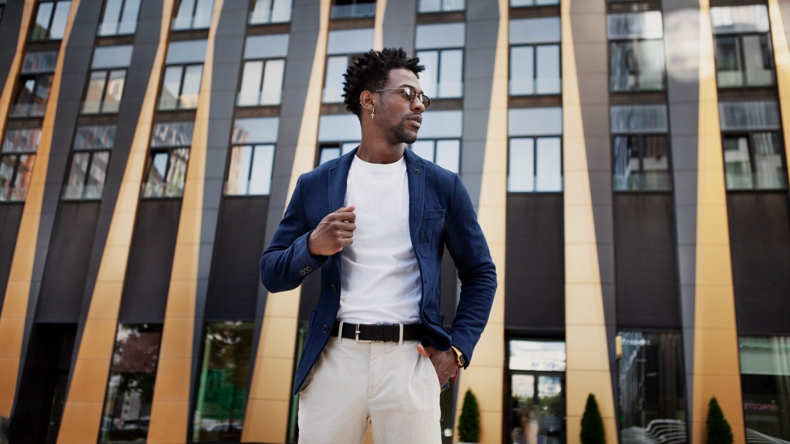 POC Male Blazer Earring Sunglasses Watch Anna Zhuk Shutterstock