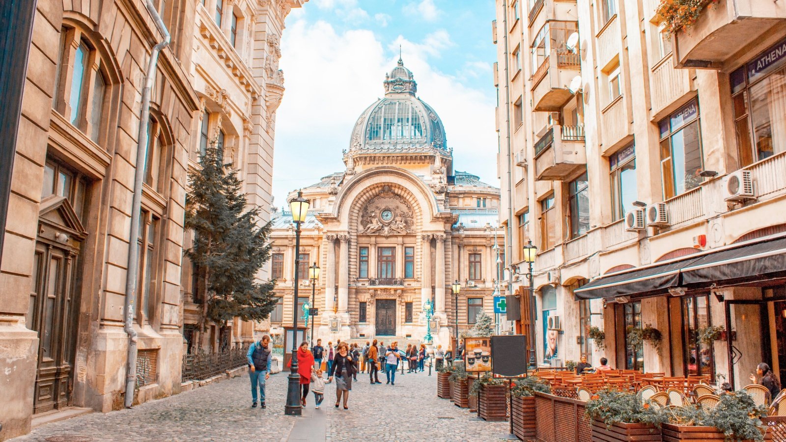 Palace of the Savings Bank Bucharest Romania Giampaolo Nitti Shutterstock