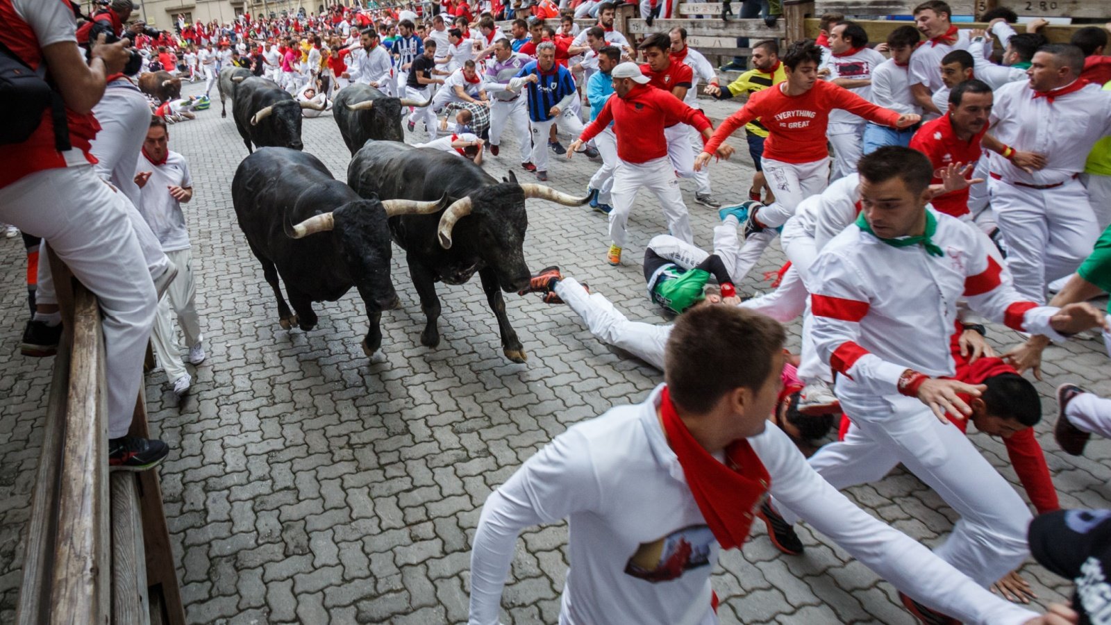 Pamplona, Spain running of the bulls imagestockdesign Shutterstock