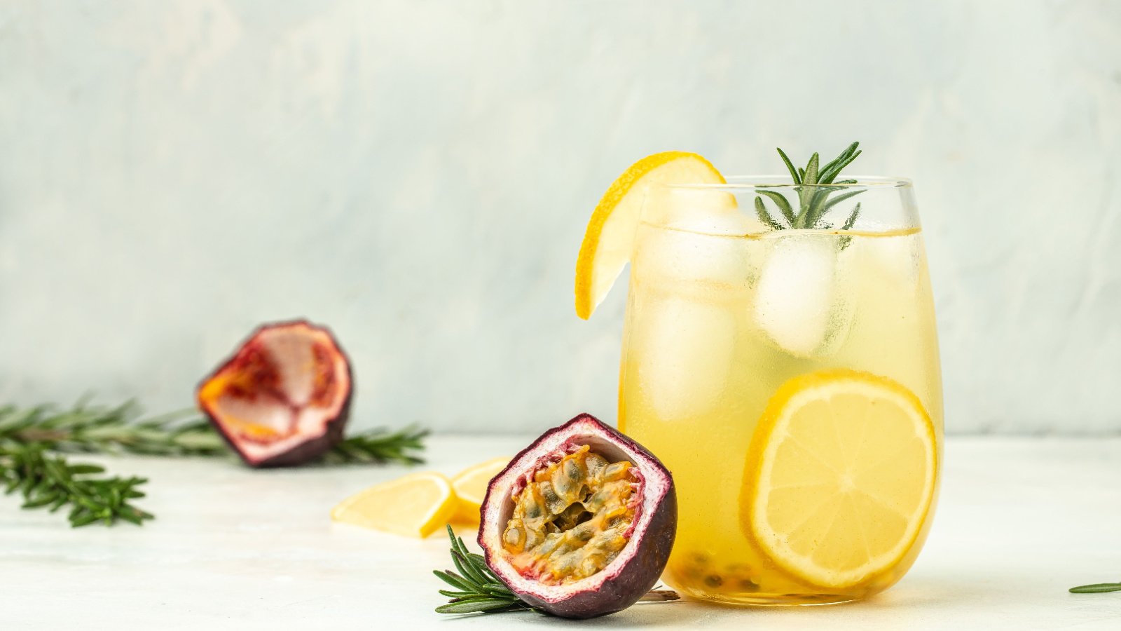 Passionfruit Cocktail drink lemon alcohol sweet marshmallow Shutterstock