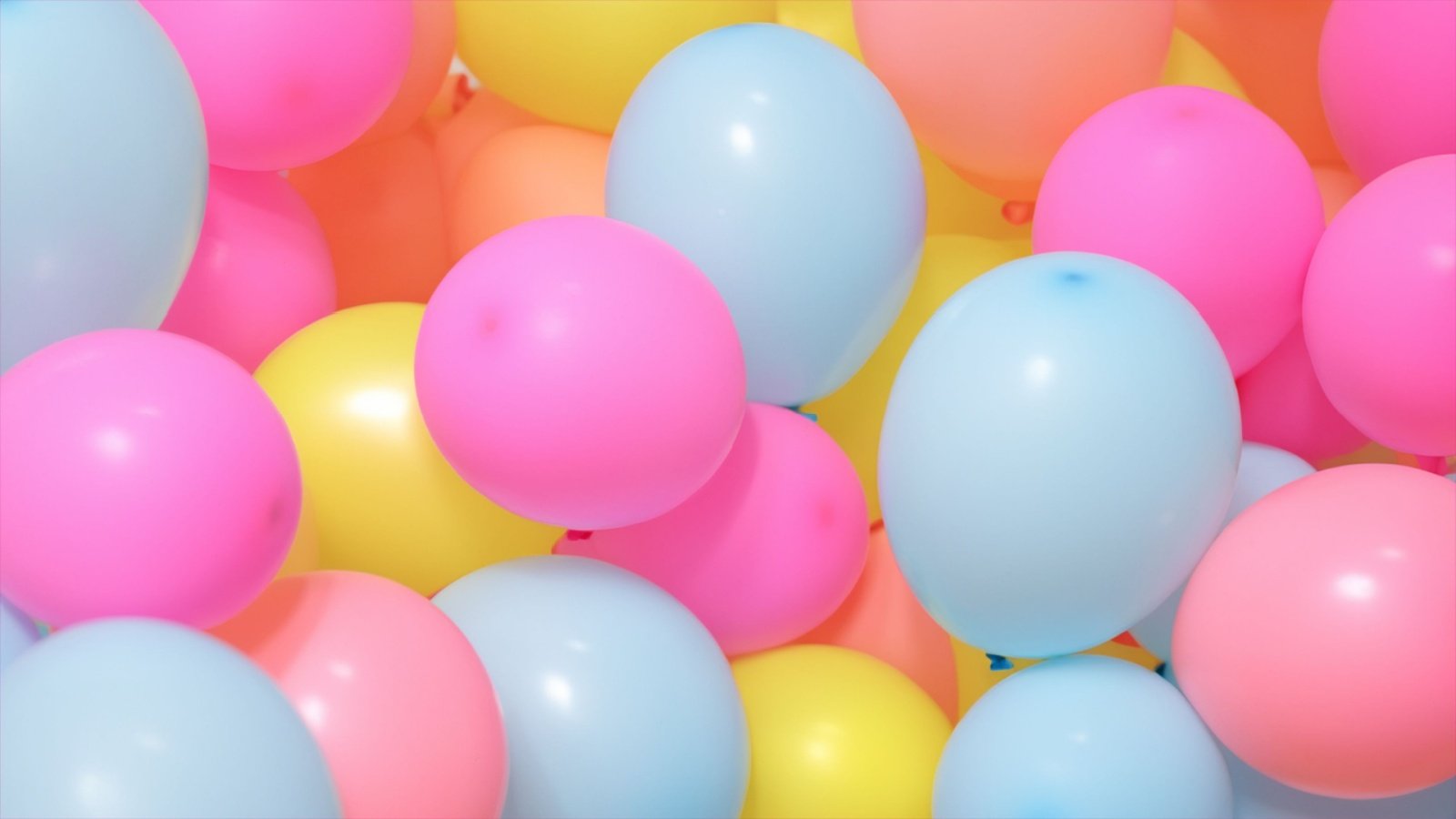 Pastel party balloons birthday celebrate celebration ZMW Designs Shutterstock