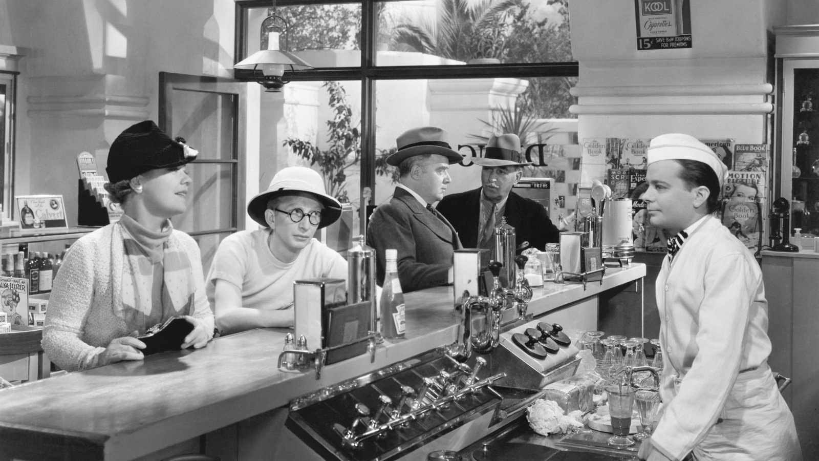 People at a soda fountain vintage Everett Collection Shutterstock