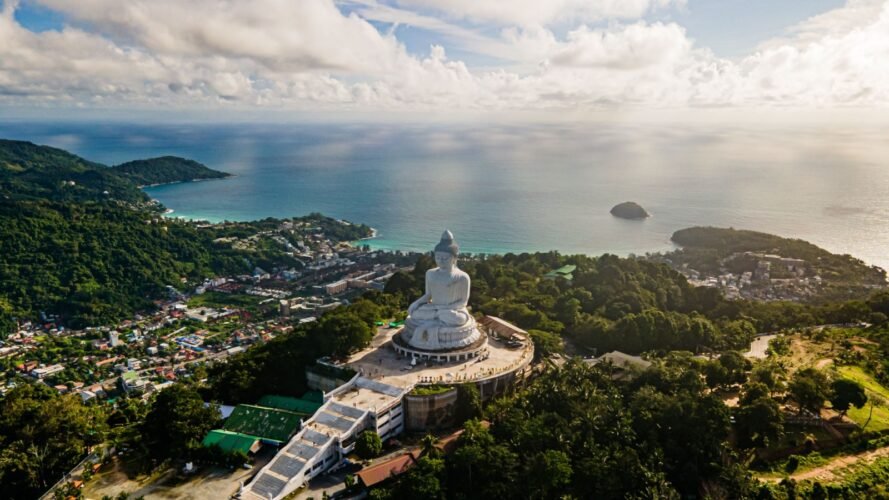 Phuket Big Buddha statue Thailand island Stock Foto Touch Shutterstock