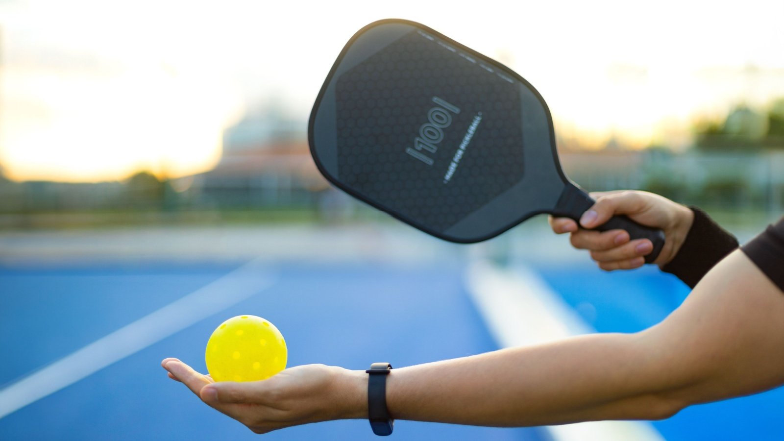 Pickleball Court Serve Paddle Fitness Mike Orlov Shutterstock