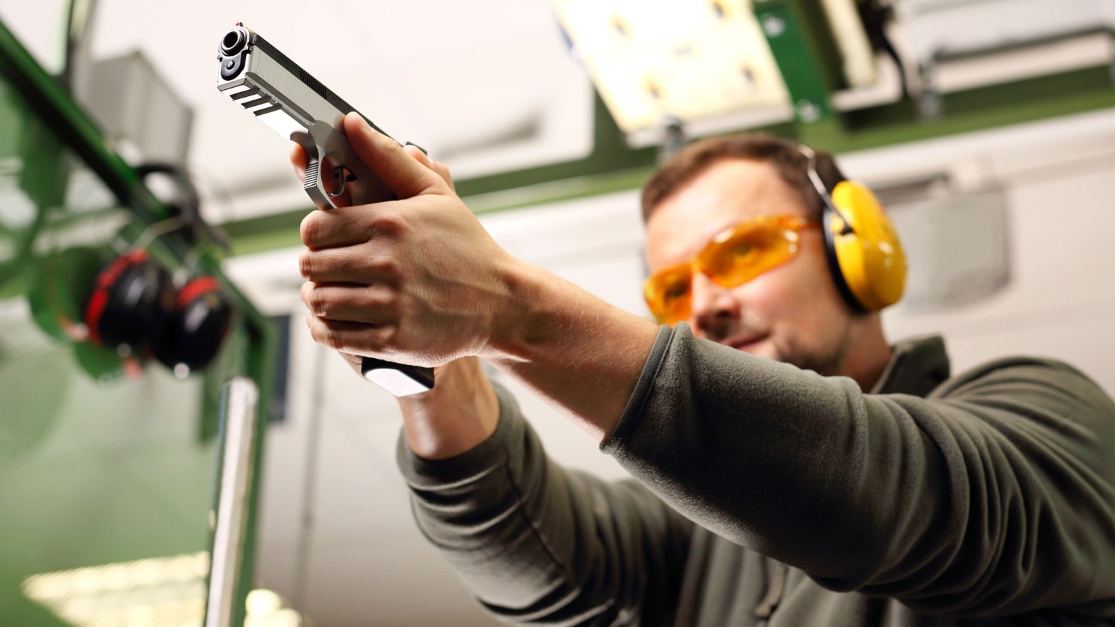 Pistol Gun Shooting Range Glock Robert Przybysz Shutterstock