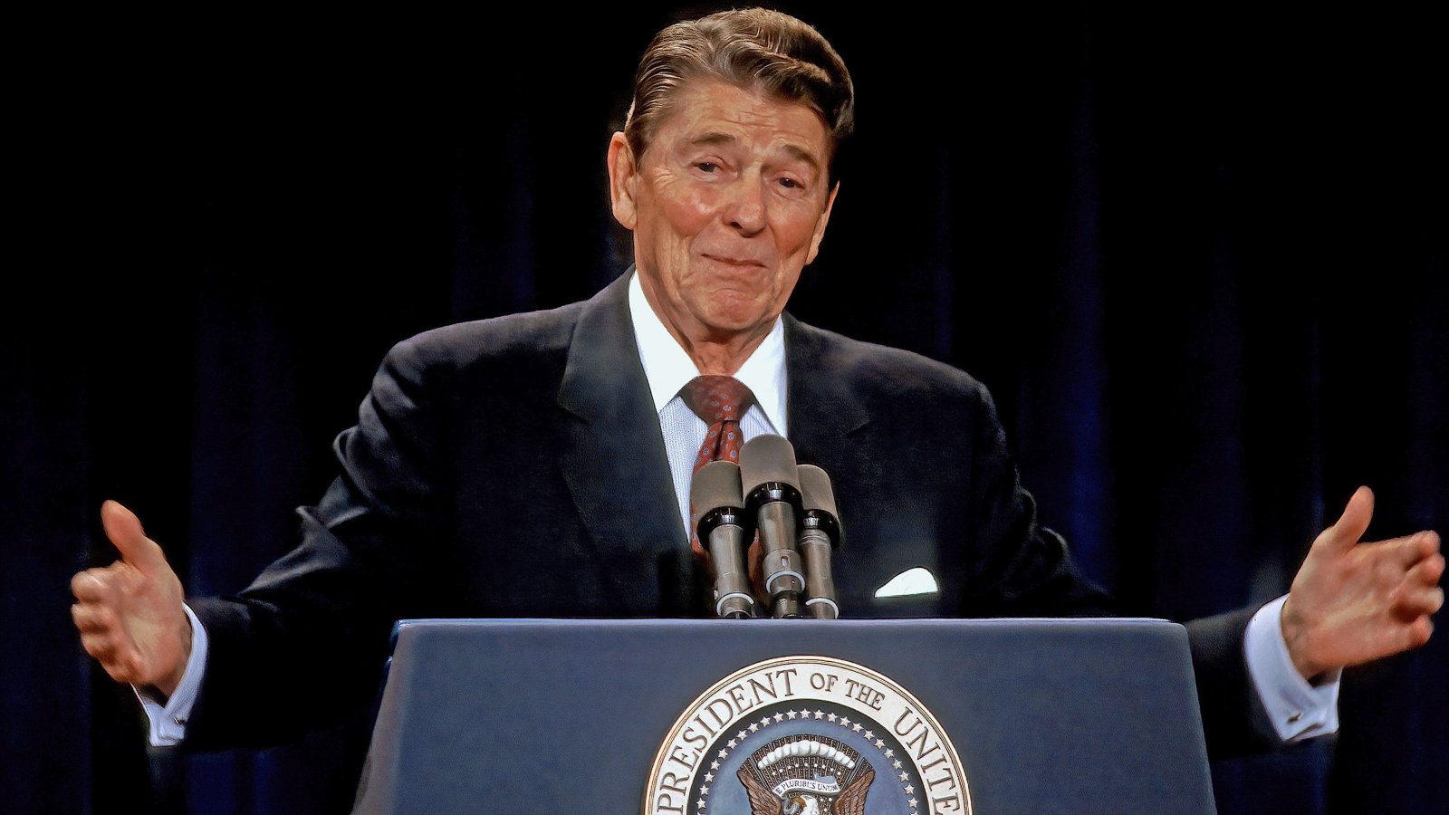 Politician Ronald Reagan President 1986 mark reinstein Shutterstock