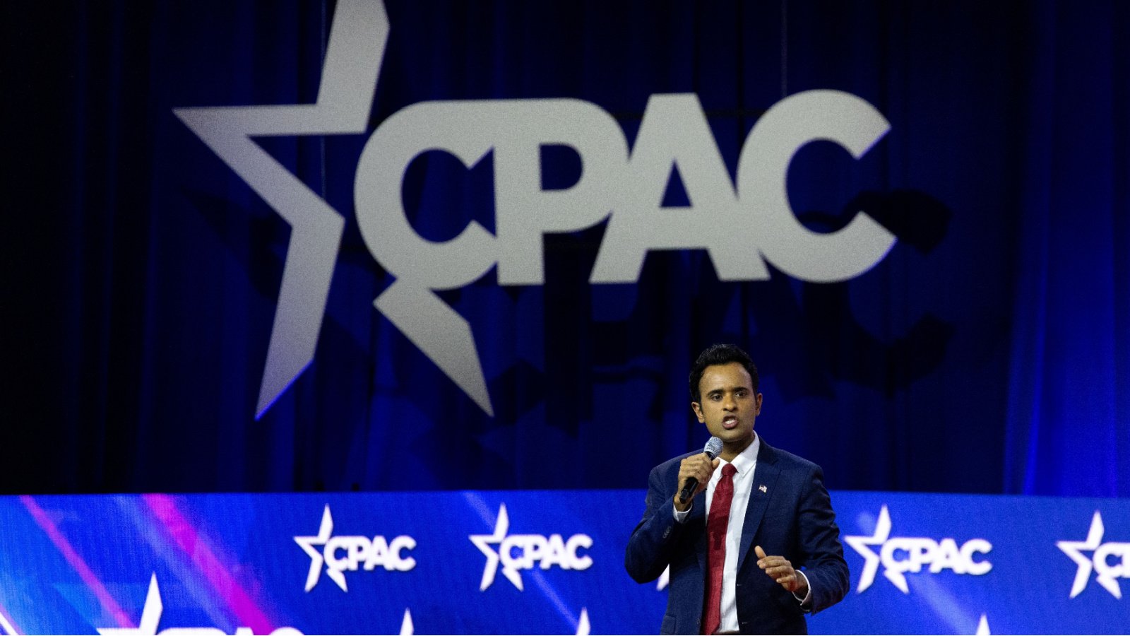 Politics GOP CPAC Vivek Ramaswamy 2023 Consolidated News Photos Shutterstock