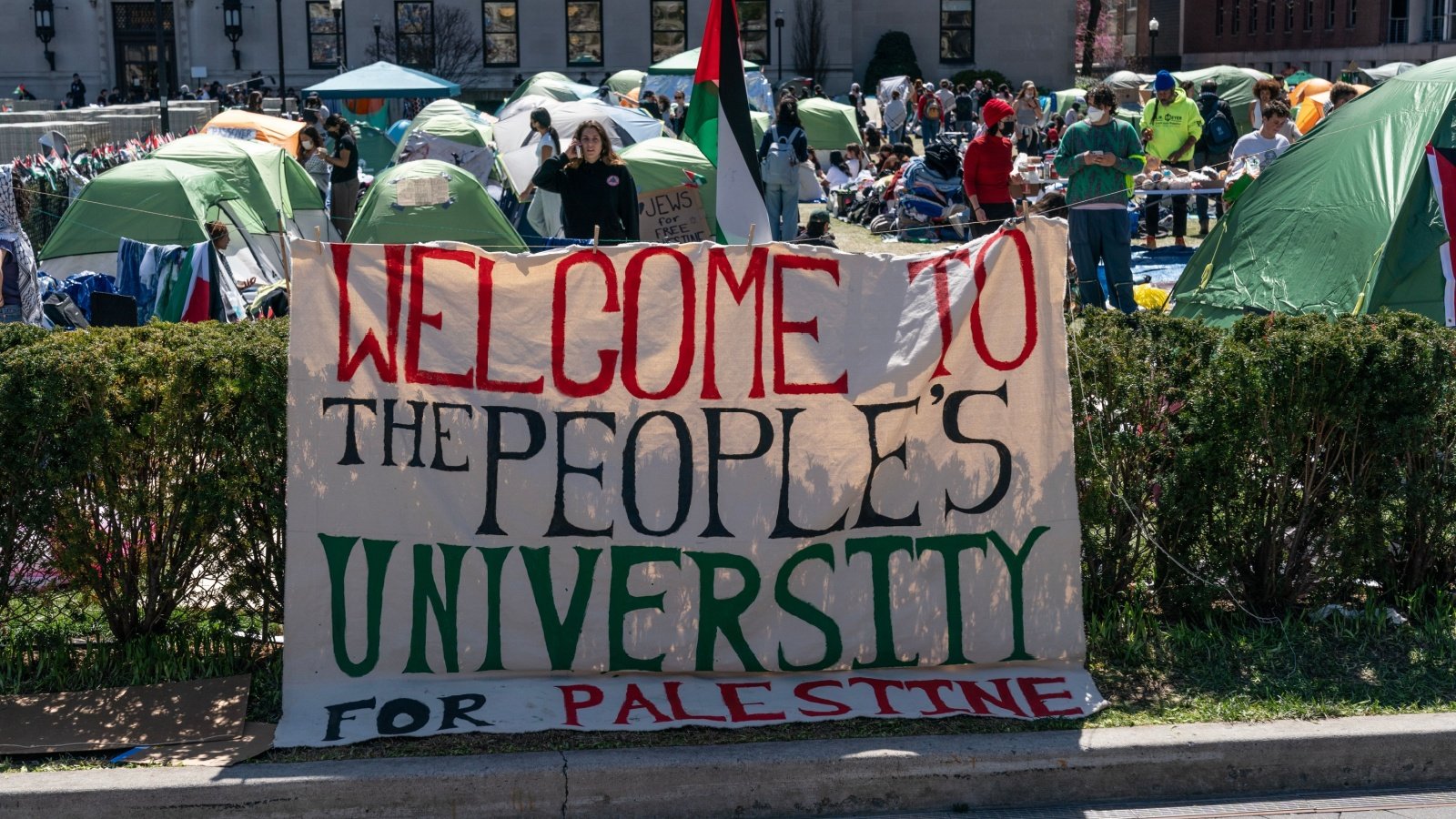 Protest Columbia University Gaza Palestine lev radin Shutterstock