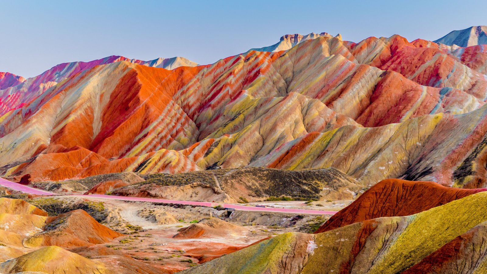 Rainbow Mountains China Zhangye Danxia National Geopark THONGCHAI.S Shutterstock Rainbow Mountains China Zhangye Danxia National Geopark THONGCHAI.S Shutterstock