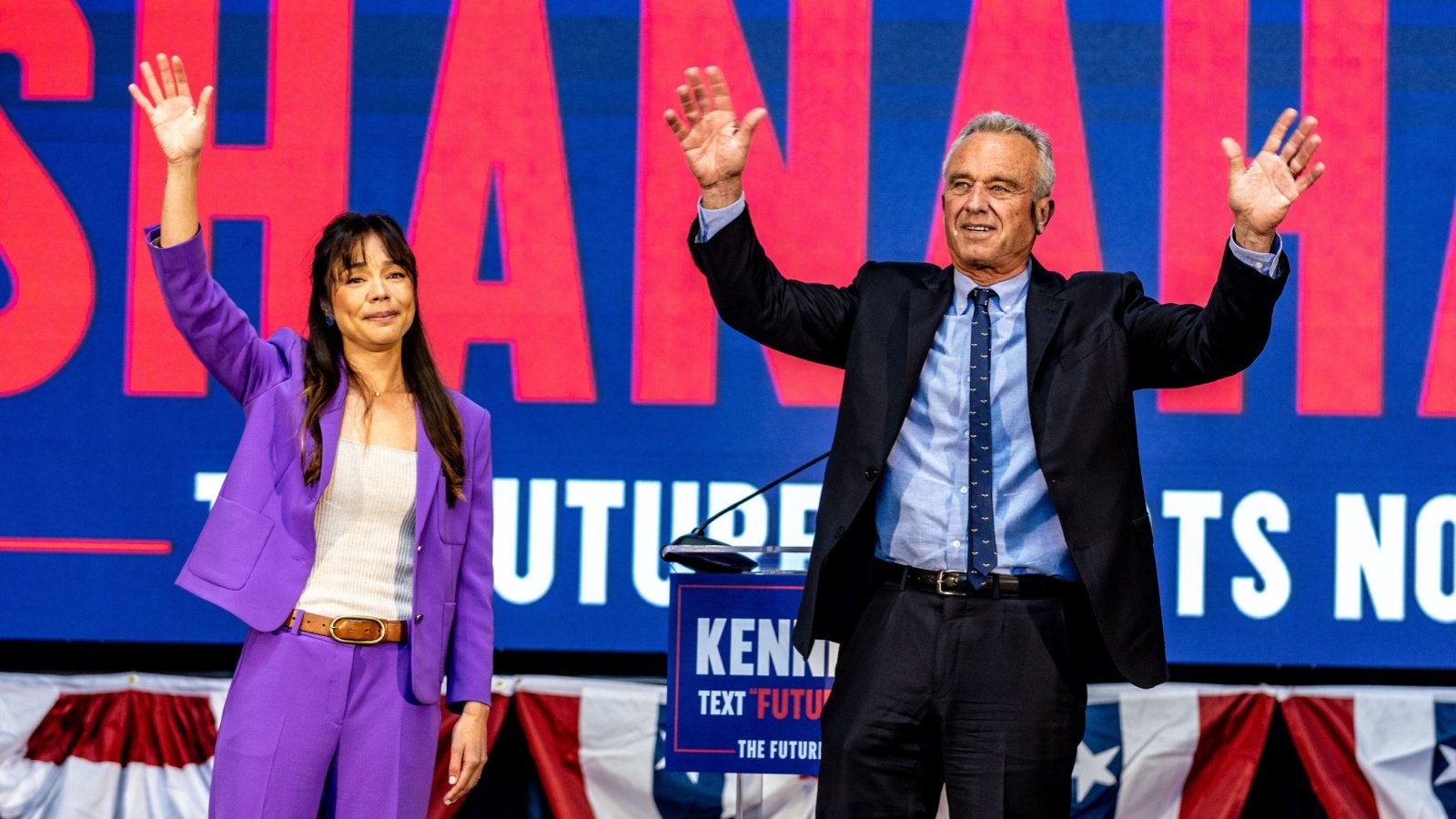 Robert F Kennedy Jr named his running mate Nicole Shanahan Maxim Elramsisy Shutterstock Robert F Kennedy Jr named his running mate Nicole Shanahan Maxim Elramsisy Shutterstock