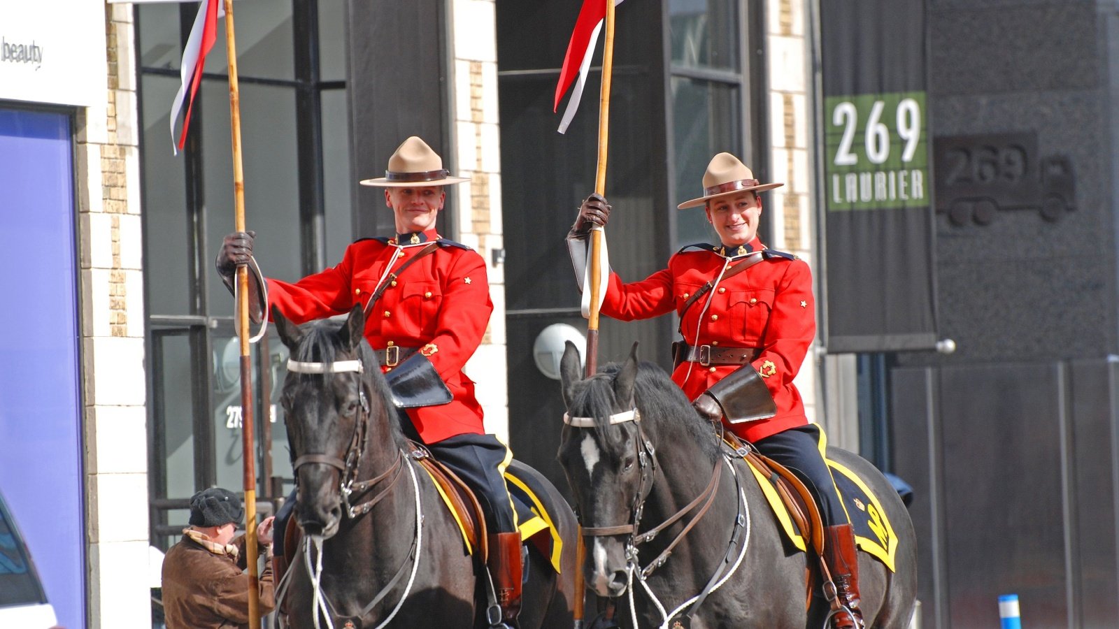Royal Canadian Mounted Police RCMP Canada uniform horse parade Wangkun Jia Shutterstock Royal Canadian Mounted Police RCMP Canada uniform horse parade Wangkun Jia Shutterstock
