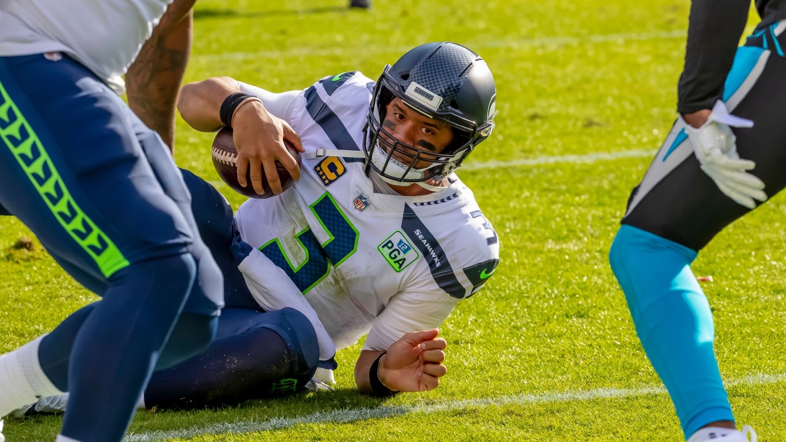 Russell Wilson Seattle Seahawks football sports Grindstone Media Group Shutterstock