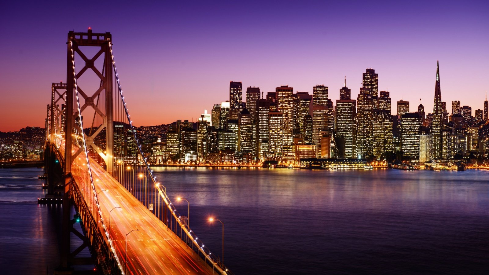 San Francisco skyline and Bay Bridge California IM photo Shutterstock