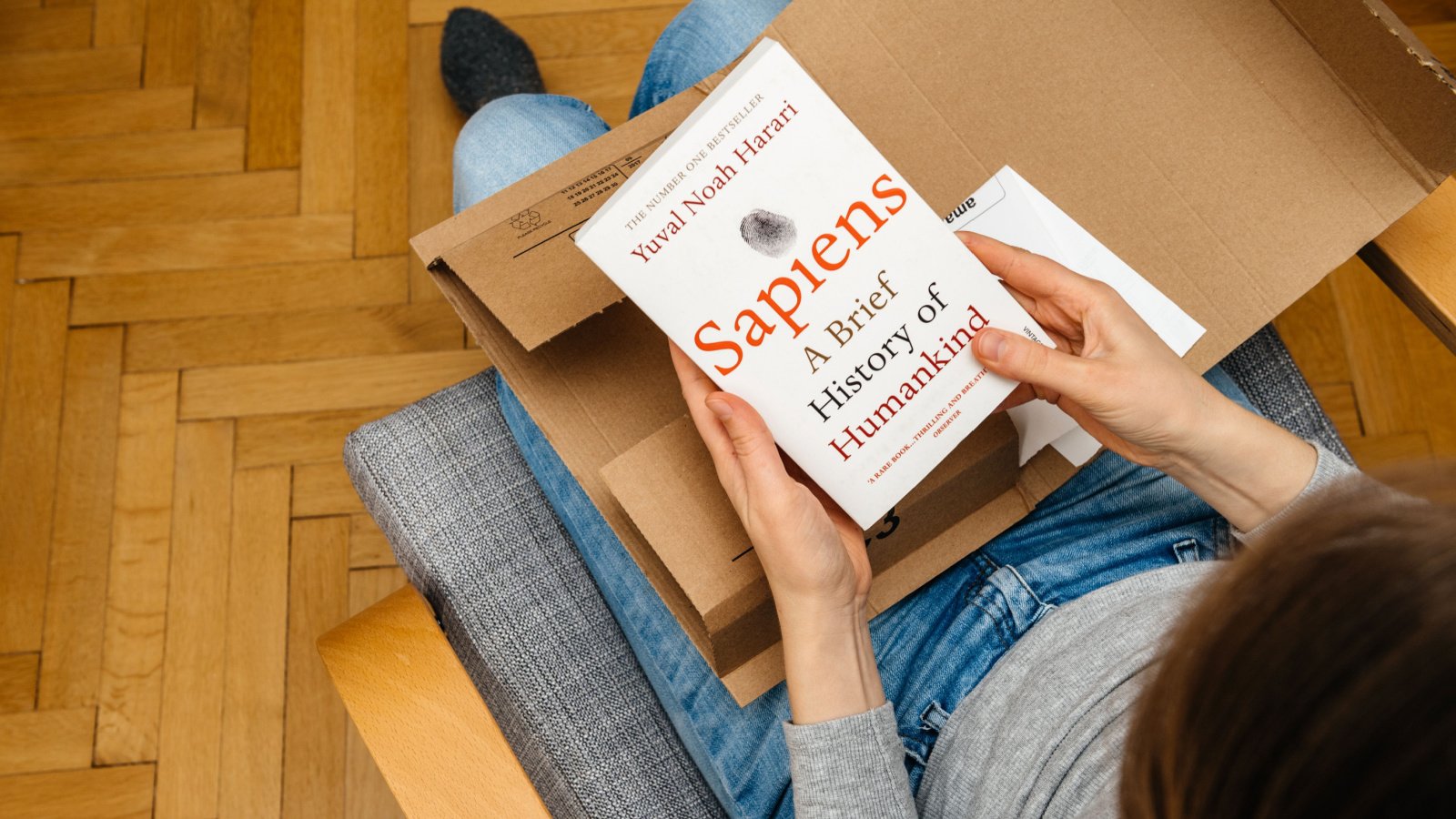 Sapiens A Brief History of Humankind by Yuval Noah Harari book novel Hadrian Shutterstock Sapiens A Brief History of Humankind by Yuval Noah Harari book novel Hadrian Shutterstock