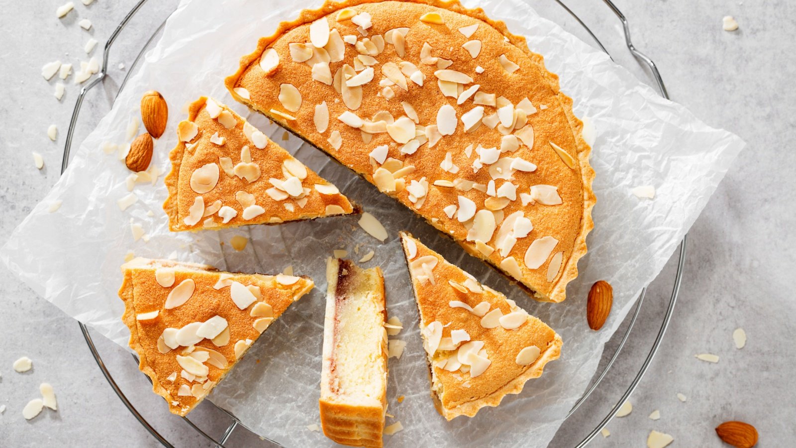 Strawberry Almond Bakewell Tart dessert nelea33 Shutterstock