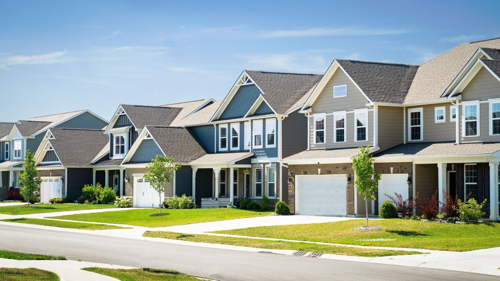 Suburban homes houses neighborhood JazK2 Shutterstock