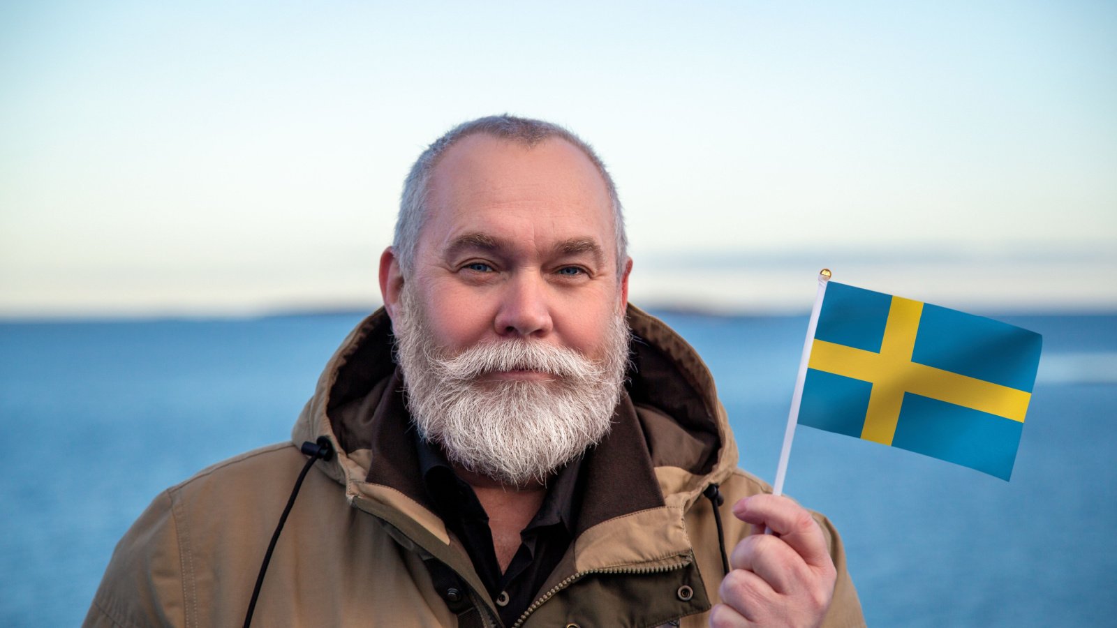 Sweden Swedish Man Flag The Art of Pics Shutterstock