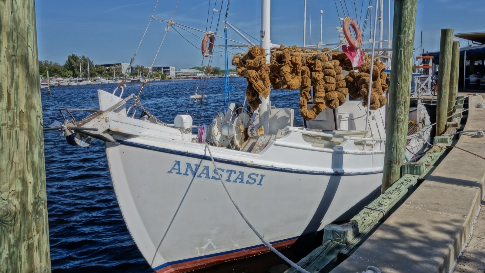 Tarpon Springs Florida Sponge fishing boat Wirestock Creators Shutterstock