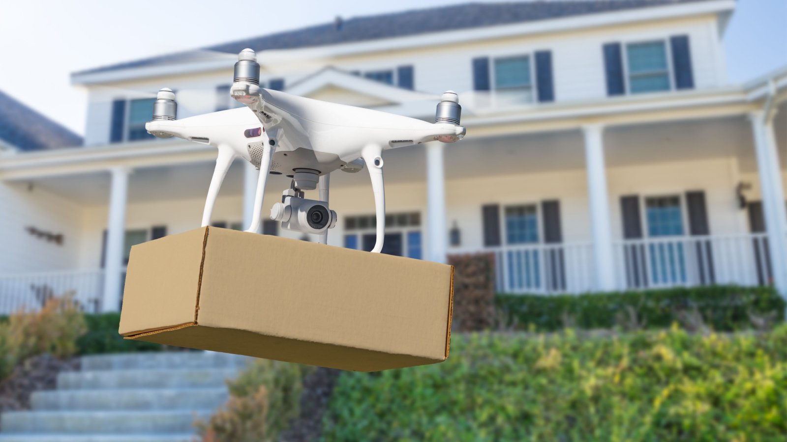 Technology drone package delivery Andy Dean Photography Shutterstock