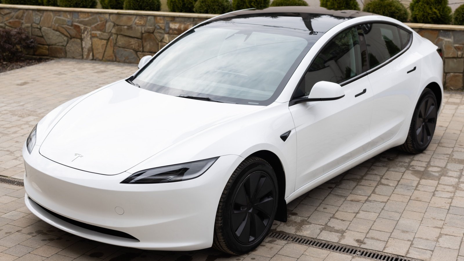 Tesla Model 3 car vehicle electric mpohodzhay Shutterstock