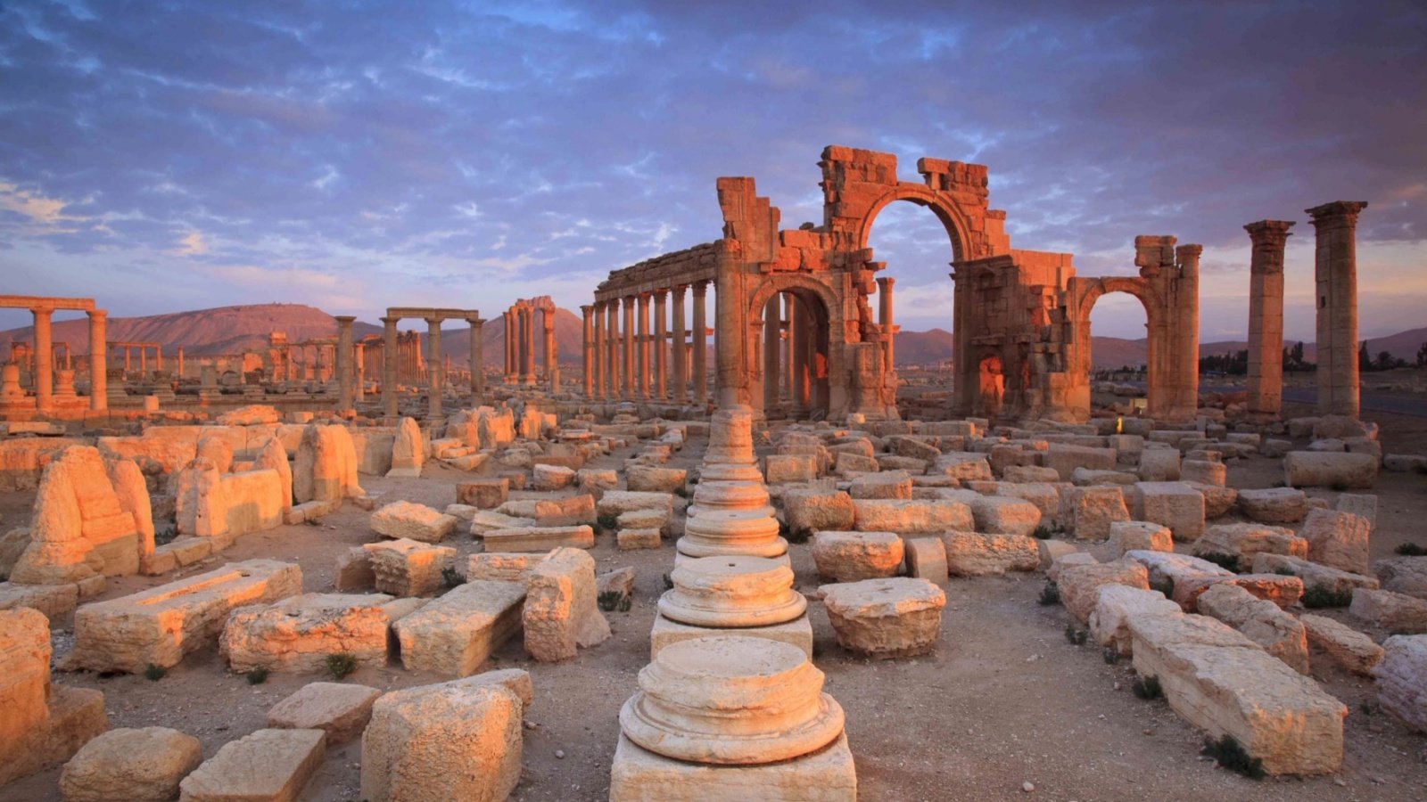 The Bel Temple in Palmyra, Syria Cardinal illustration Shutterstock