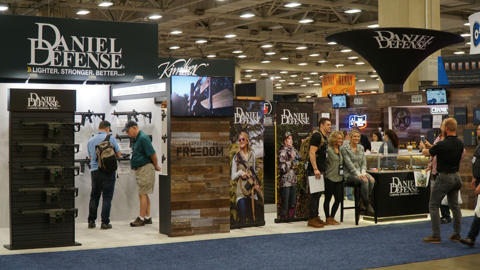 The Daniel Defense booth gun firearm weapon Harry Thomas Flower Shutterstock