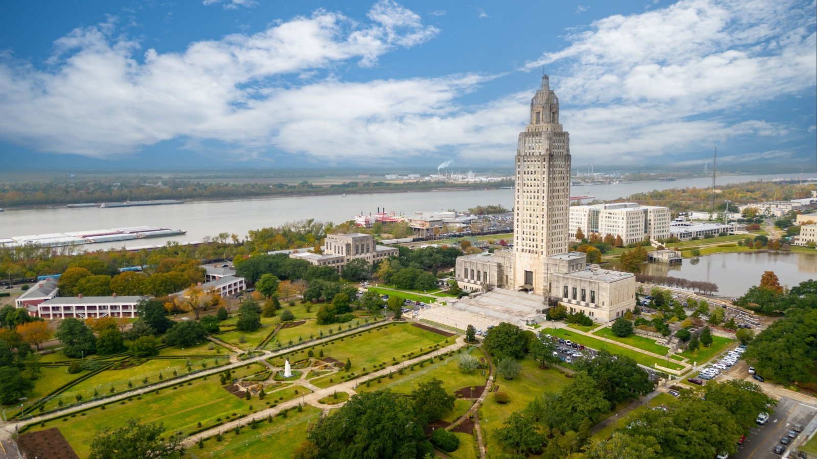 The Louisiana State Capitol Building in Downtown Baton Rouge Chad Robertson Media Shutterstock