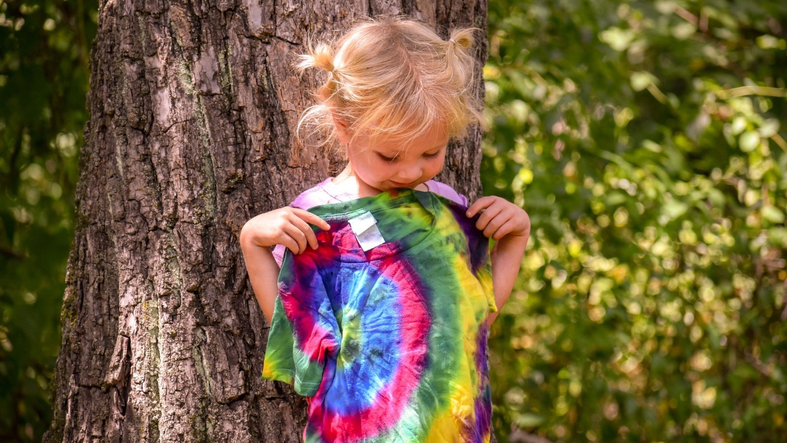 Tie Dye Tee Shirt Girl Kid Child Ana Hollan Shutterstock