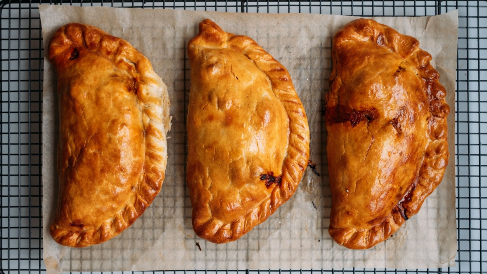 Traditional Cornish Pasty Puff Pastry calzone hot pocket hand pies FreshFocus Shutterstock