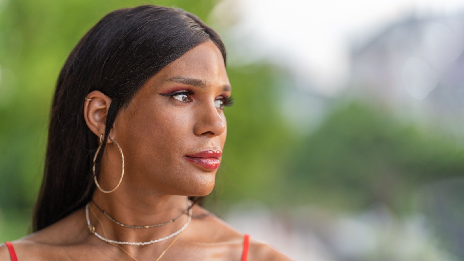 Transgender woman african american black LGBTQ pride Ivan Moreno sl Shutterstock