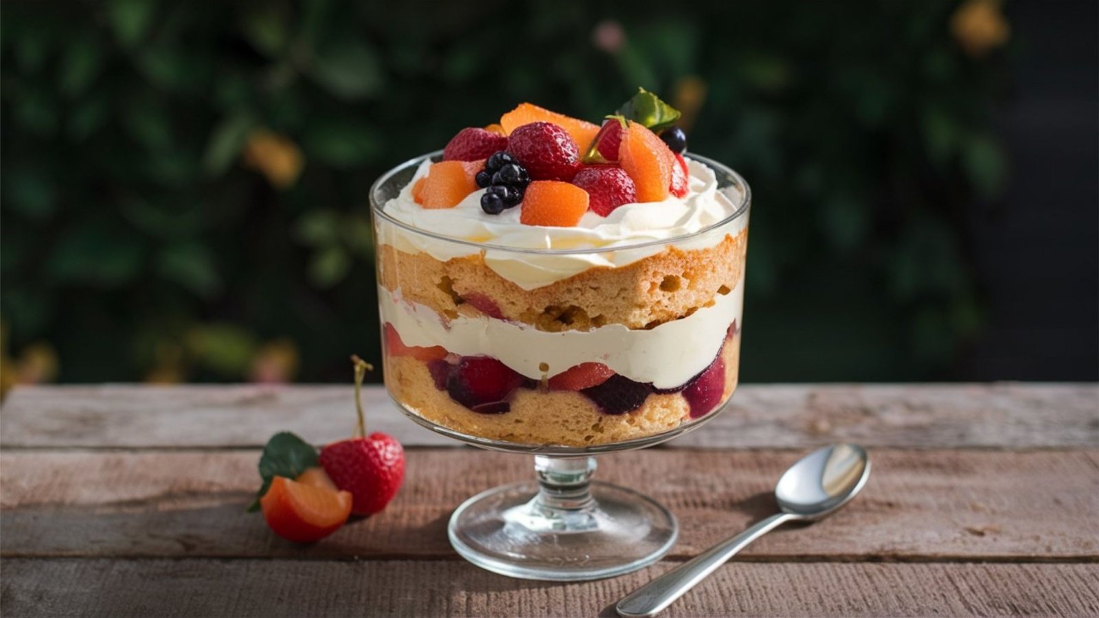 Trifle Layered dessert sponge cake fruit custard and cream Jack7 7 Shutterstock