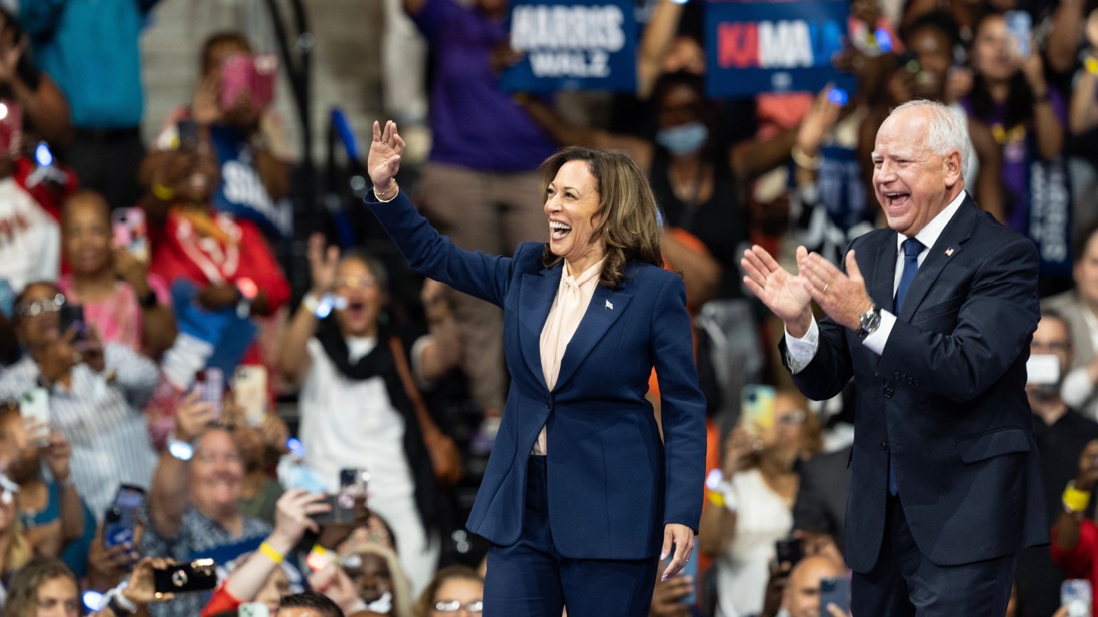 Vice President Kamala Harris and Governor of Minnesota Tim Walz lev radin Shutterstock