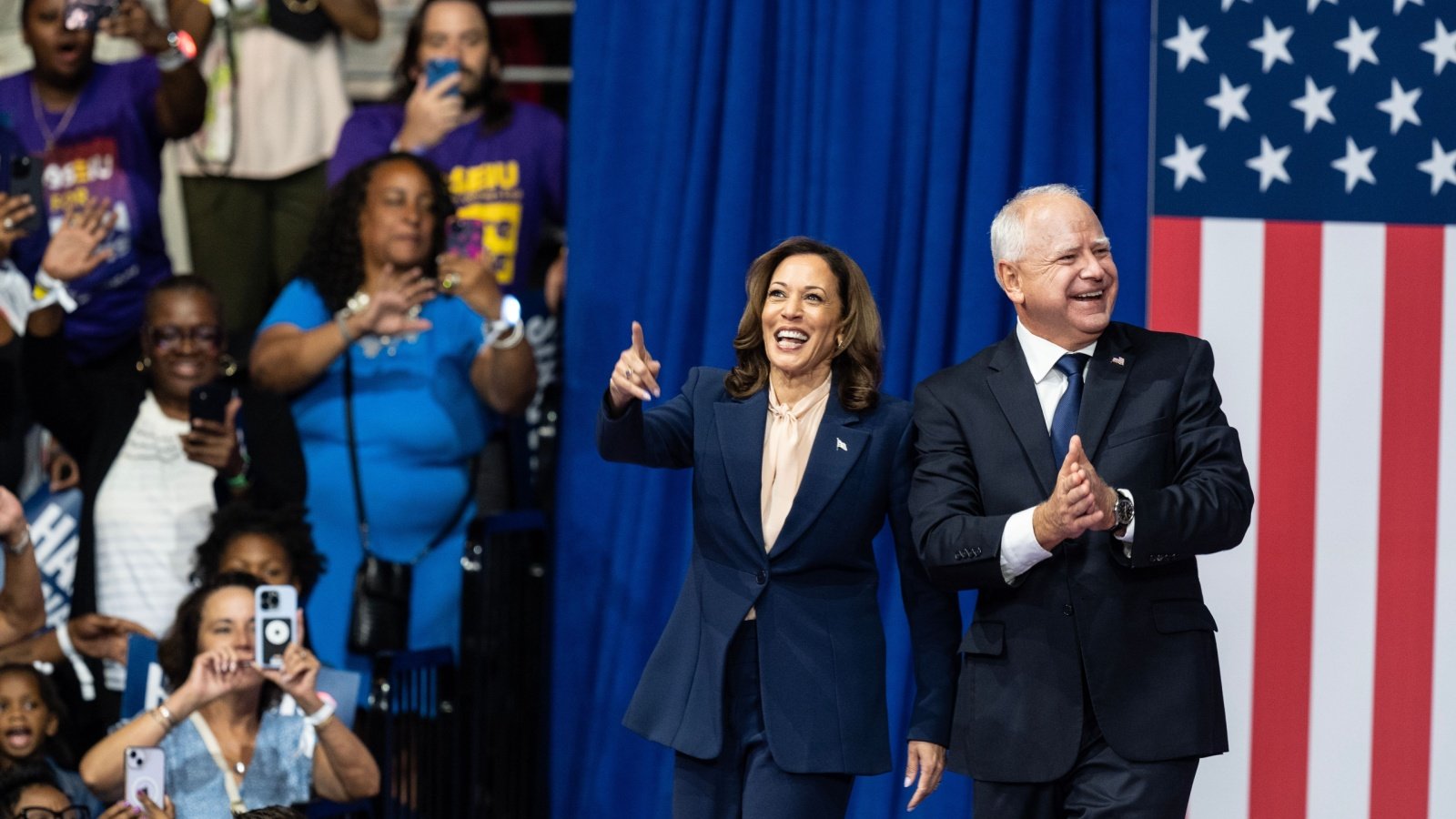 Vice President Kamala Harris and Governor of Minnesota Tim Walz lev radin Shutterstock