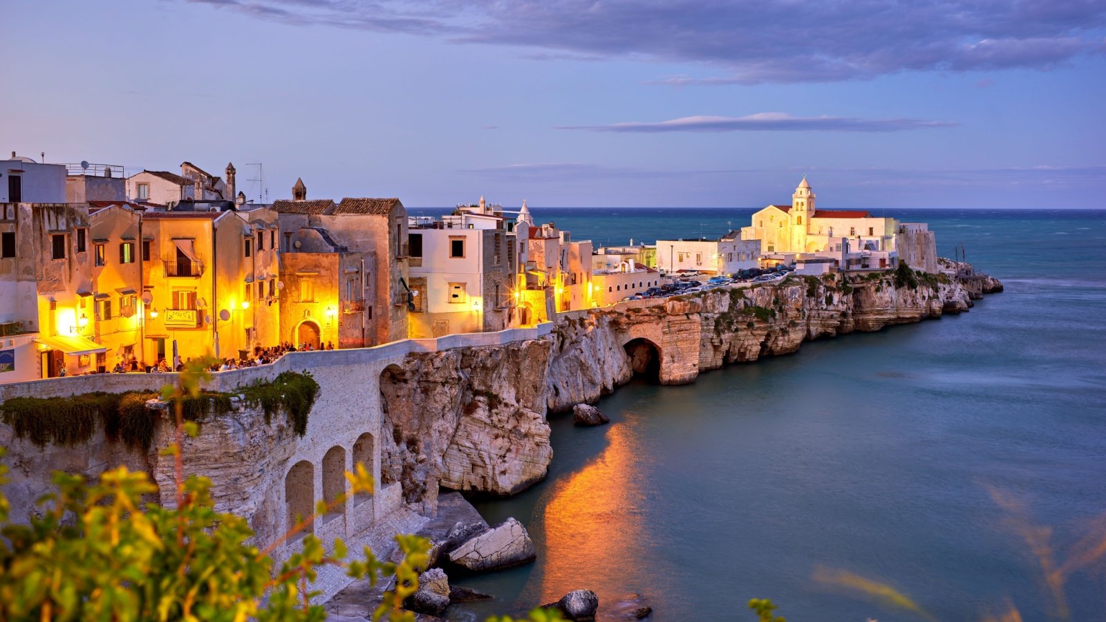 Vieste Gargano. Apulia Puglia Italy Cape San Francesco and San Francesco marcobrivio.photography Shutterstock