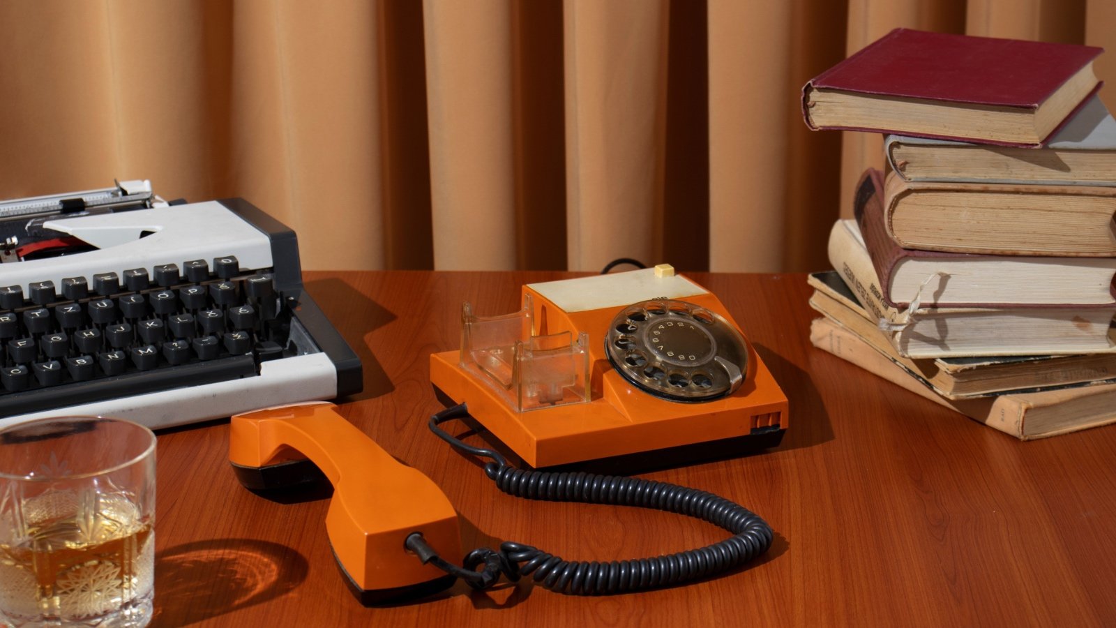 Vintage rotary phone and typewriter james benjamin Shutterstock Vintage rotary phone and typewriter james benjamin Shutterstock